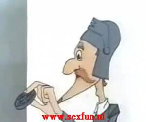 Sex cartoon met de heer Lancelot