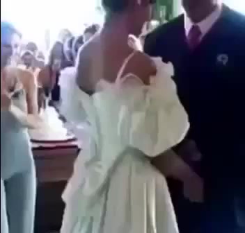 Een huwelijksceremonie van sex sterren 